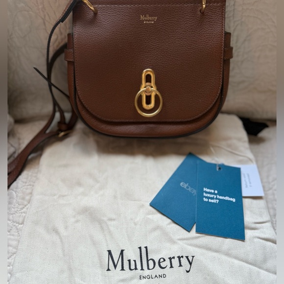 Mulberry Small Amberley Satchel in oak small classic grain leather. 
NWOT - Picture 6 of 13